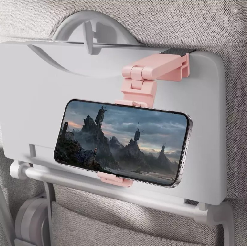 Universal Airplane in Flight Phone Mount Rotating Desk Phone Holder