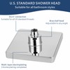 Eolax High Pressure Rain Shower Head, High Flow Pressure Boosting