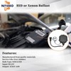 Niyako Xenon HID Ballast Headlight Control Unit with Ignitor Replacement#