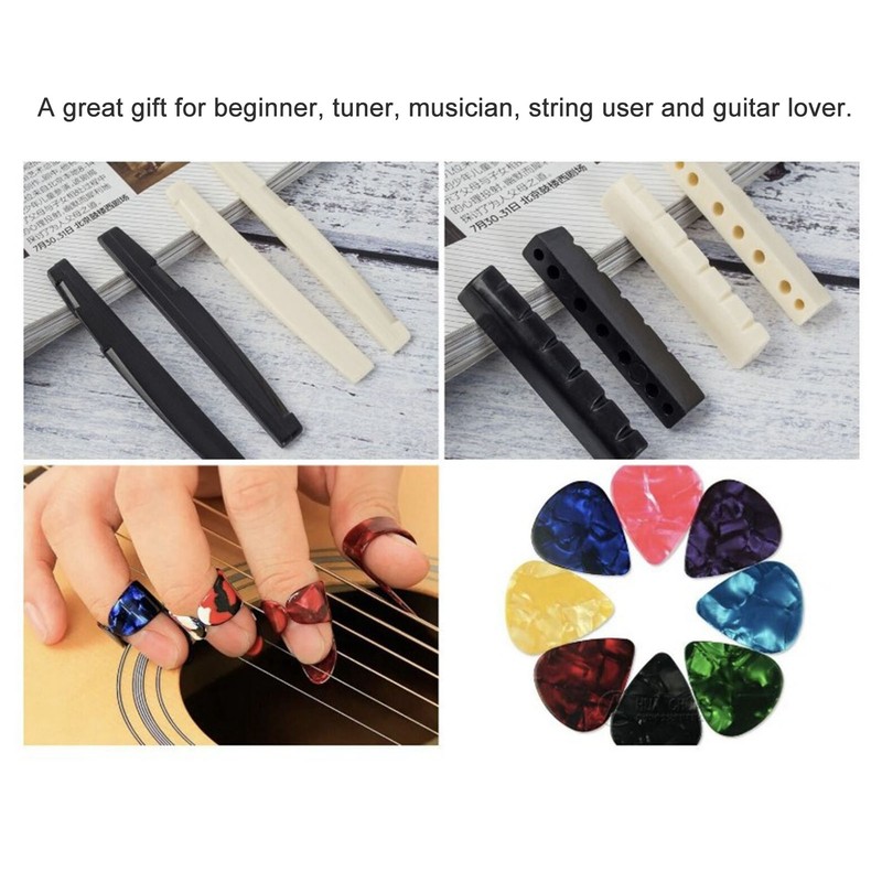 Guitar Repair Tool Capo Pick Saddle String Bridge Pin Instrument