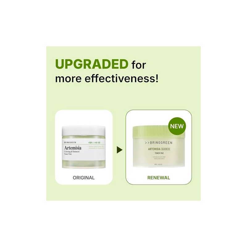 BRING GREEN Artemisia Calming EX Toner Pad 75pads