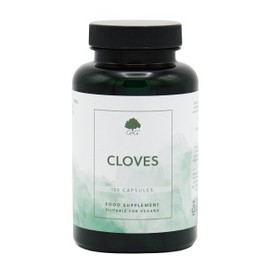 Cloves Powder Capsules | 500mg Clove Powder per Capsule | 120 Vegan Capsules | G&G Vitamins