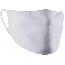 Trere Social Face Mask/Face Covering : Washable & Reusable : White : Size M : Adult - Women