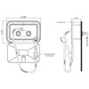 Dura Faucet DF-SA170-BK RV Weatherproof Exterior Shower Box Kit -