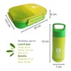 Set Lonchera + Botella + Cuchara con Compartimentos Lunch Box