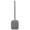 KW Cube Ceramic Toilet Brush and Holder (Grey)