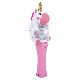 Unicorn Spinning Wand - Princess Light Up Toy, 11", Batteries Included