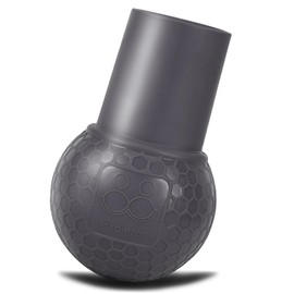 HXD-ERGO Landmine Attachment for Barbell, Barbell Bomb for Press, Row, Spin, Split Squats, Natural Rubber Barbell Landmine Attachments, T Bar Row Attachment Fits 2 Inch Olympic Bars（Gray）