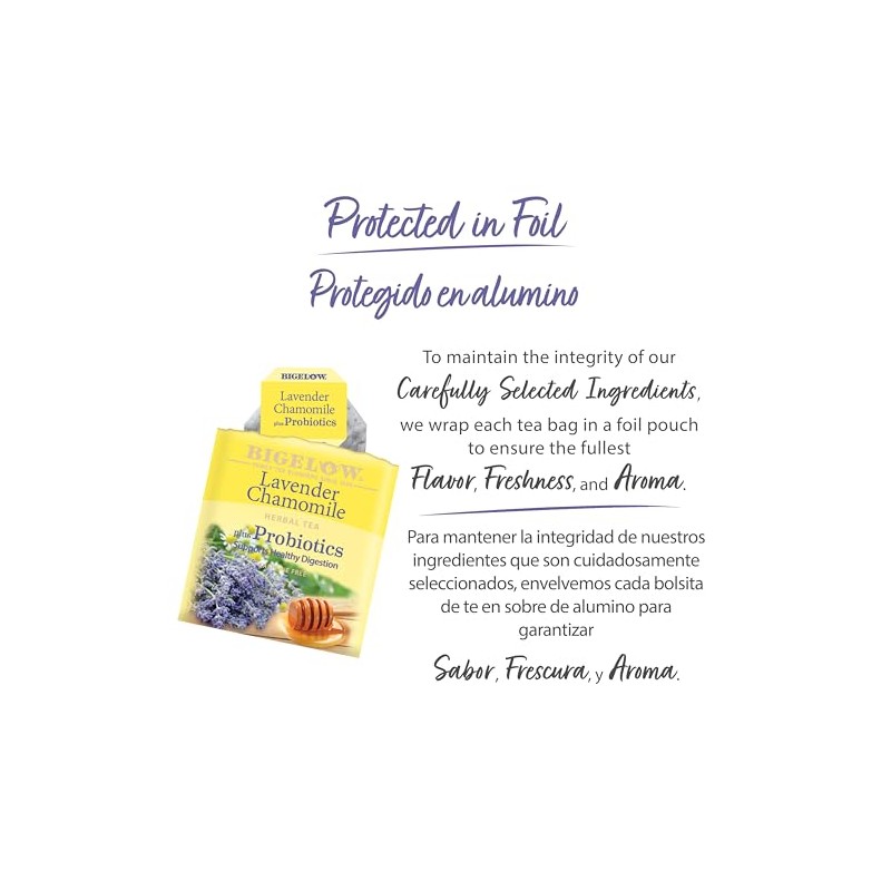 Bigelow Tea T de Manzanilla y Lavanda con Probiticos, 3