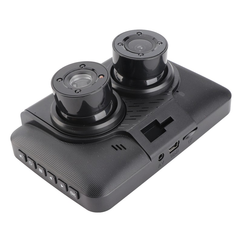 HD 1080P Car Driving Recorder with Rearview Camera Infrared Night