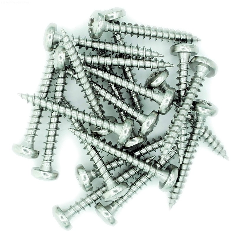 No.6 x 0.65 (4mm x 16mm) Pozi Pan Chipboard Screw