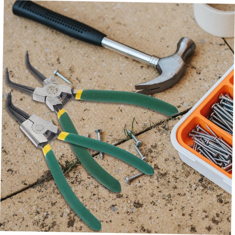 CIYODO 7-inch Heavy Duty Circlip Pliers Precision Spring Loaded External