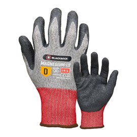 Blackrock Magnesium-LS Cut Resistant Work Gloves, Sandy Latex Gripper Safety Gloves, Near Cut Proof, Whittling, Anti Cut Gloves For Men Women, Max Cut 5 Gloves, Metal Handling - Size 8/Medium