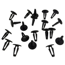 DELPA 20 pcs = Fastener Rivet Retaining Push-Type Retainer Clips for Nissan Toyota
