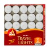 Ner Mitzvah Mini Tea Light Candles, White Unscented Travel, Centerpiece,