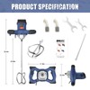 IMAYCC Handheld Cement Mixer, Portable Concrete Mixer,110V 6 Speed Mixing