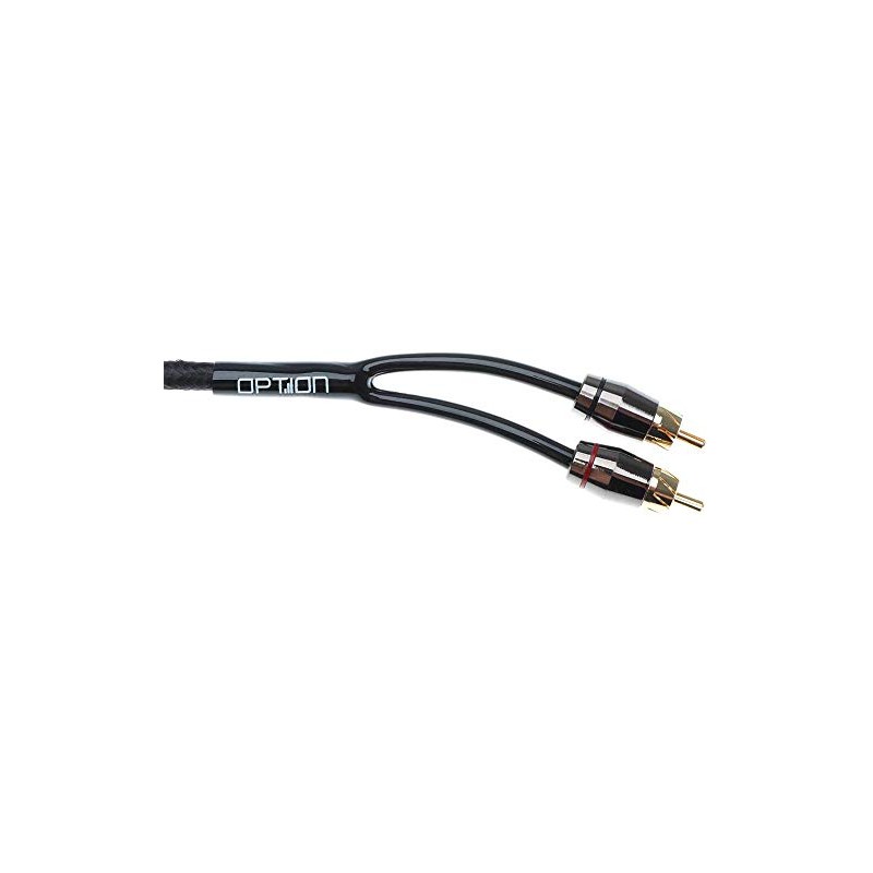 OPTION 2-Channel RCA Cable, 3 Metres, Double Shielded, Coaxial Cable