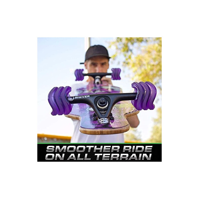 Shark Wheel - Ruedas de Crucero Longboard de 60 mm,