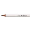 KATINGA 25 x Save The Date Mini Pencils White for