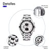 Reloj De Cuarzo Para Hombre Curren Modelo 8023 Silver White