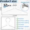 Leinuosen 12 Pack Anti-Theft Security Hangers 17 Inch Heavy Duty