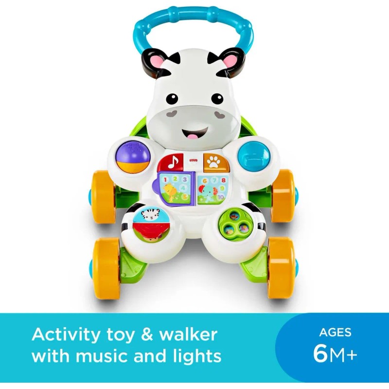Juguete Didáctico Fisher-price Aprende Conmigo Zebra Walker