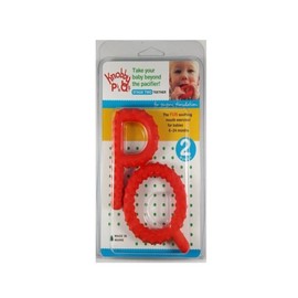 P & Q Chewy Tube Set Chew for Kids Autism ASD Speech Therapy Oral (1 Red P and Q (knobby))