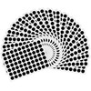 Hybsk 1400pcs Round Color Labels 10mm 20 Sheets 10 Colors