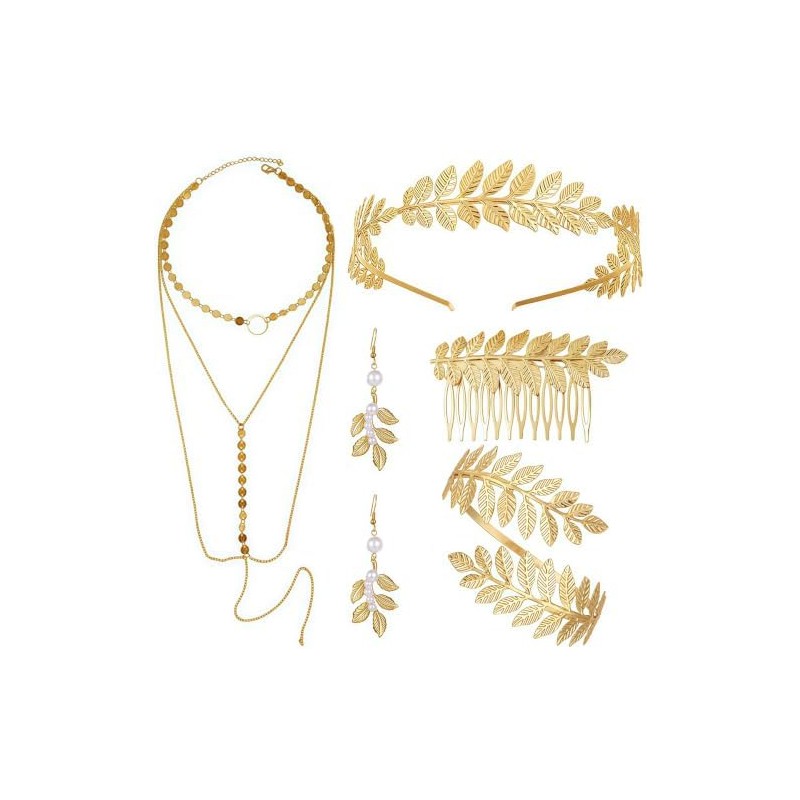 Juego de Joyas para Mujer Romano Laurel Hojas Corona