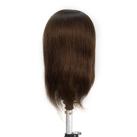 Annie Hairkins Series Mannequin Head 18In-20In Amber 100% Human Hair