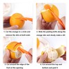 QZKJQDD 2 PCS Orange Peeler, Citrus Opening Tool, Long Handled