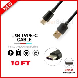 Universal, For Cricket B2G1 USB 10FT Type-C Charger Cable Cord for Cricket Innovate E/Outlast/Ovat