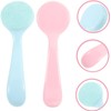 PACKOVE Cepillo Limpiador Facial De Silicona 4pcs Exfoliante Facial Cepillo
