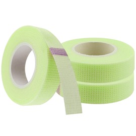 3 Rolls Lash Tape, Adhesive Eyelash Tapes, Makeup Tape, Micropore Tape for Lash Extension Supplies, 9 m Each Roll (3, Green)