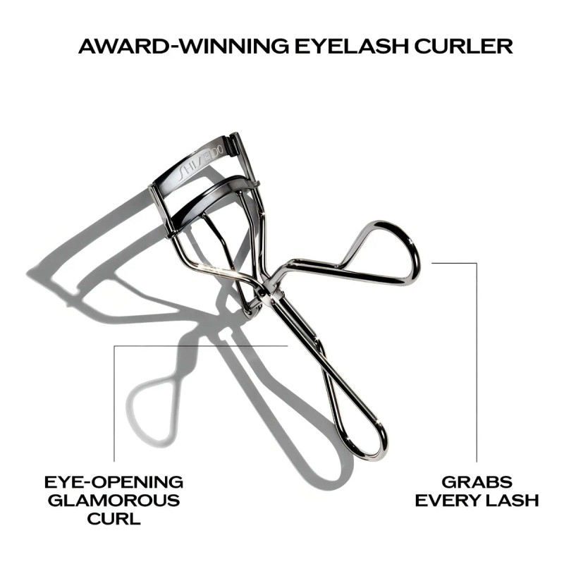 Encrespador de pestañas Shiseido eyelash curler plateado