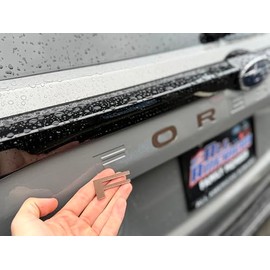 Limitless-Parts Rear Trunk Tailgate Letter Inserts Compatible with 2025+ Subaru Forester New Body Style 1/16" Letters with Adhesive- Sport Trim Bronze