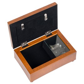 Cottage Garden Daughter Sending Thoughts of Love Burlwood Jewelry Music Box Plays You are My Sunshine