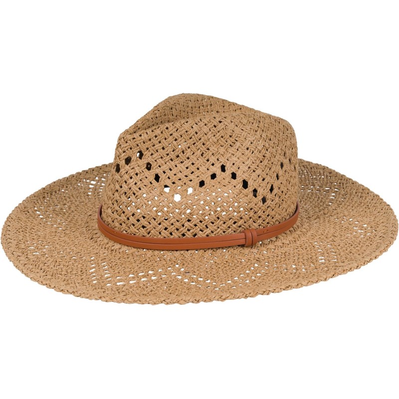 styleBREAKER Unisex Panama Straw Hat with Wide Fabric Decorative Band,