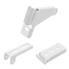 Semetall Storm Door Closer Bracket,Screen Door Closer Replacement Parts,White