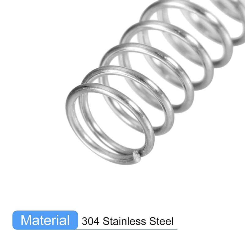 QUARKZMAN Pack of 5 Compression Spring 304 Stainless Steel Compression