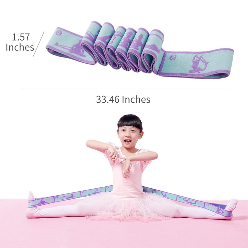 Adjustable Stretch Strap for Kids, 8-Loop Elastic Resistance Band for