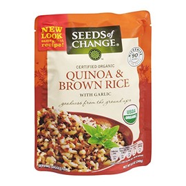 Seeds Of Change Organic Quinoa & Brown Rice with Garlic ( 12x8.5 OZ)