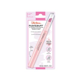 Sally Hansen Push & Buff 2-in-1 Cuticle Care Treatment Pen | Exfoliates, Polishes and Smooths Cuticles | Textured Tip for Instant Results | Easy, Mess-Free Nail Care on the Go