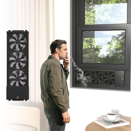 QJSZMEI Vertical Window Fan for Sliding Windows (45~50cm/17.8~19.7in)