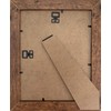 A4 / 29.7x21cm GLASS Window - Rustic Distressed Wood Effect