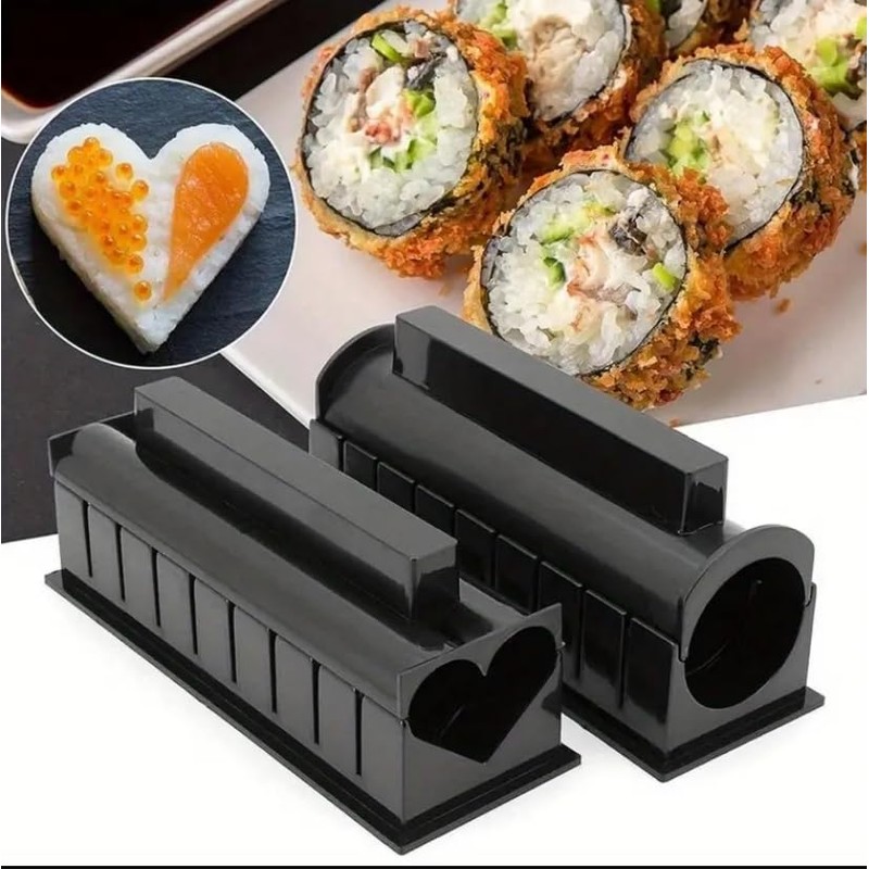 THP DEALS Sushi Making Kit Sushi Maker 12 Pcs Plastic