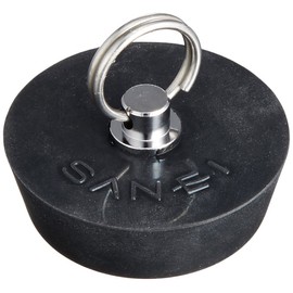 SANEI H29F-47 Rubber Plug for Bath, No Chain, Outer Diameter 1.9 inches (47 mm), Height 1.6 inches (40 mm)