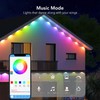 Llamau 50FT Permanent Outdoor Lights - IP65 Waterproof RGB Eaves