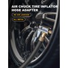 EVOULTES 2-Packs Lock On Air Chuck Tire Inflator Hose Adapter,