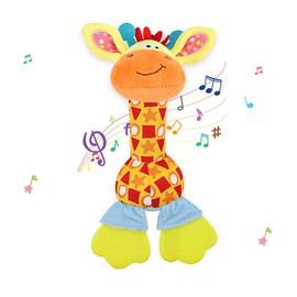 Baby Rattles Toys for 0-6-12 Months, Infant Toys for Boys and Girls 0-3-6-12 Months, Newborn Sensory Learning Toy for Shower Gifts